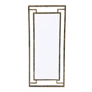 Imogen Rectangular Mirror - Antique Gold Finish