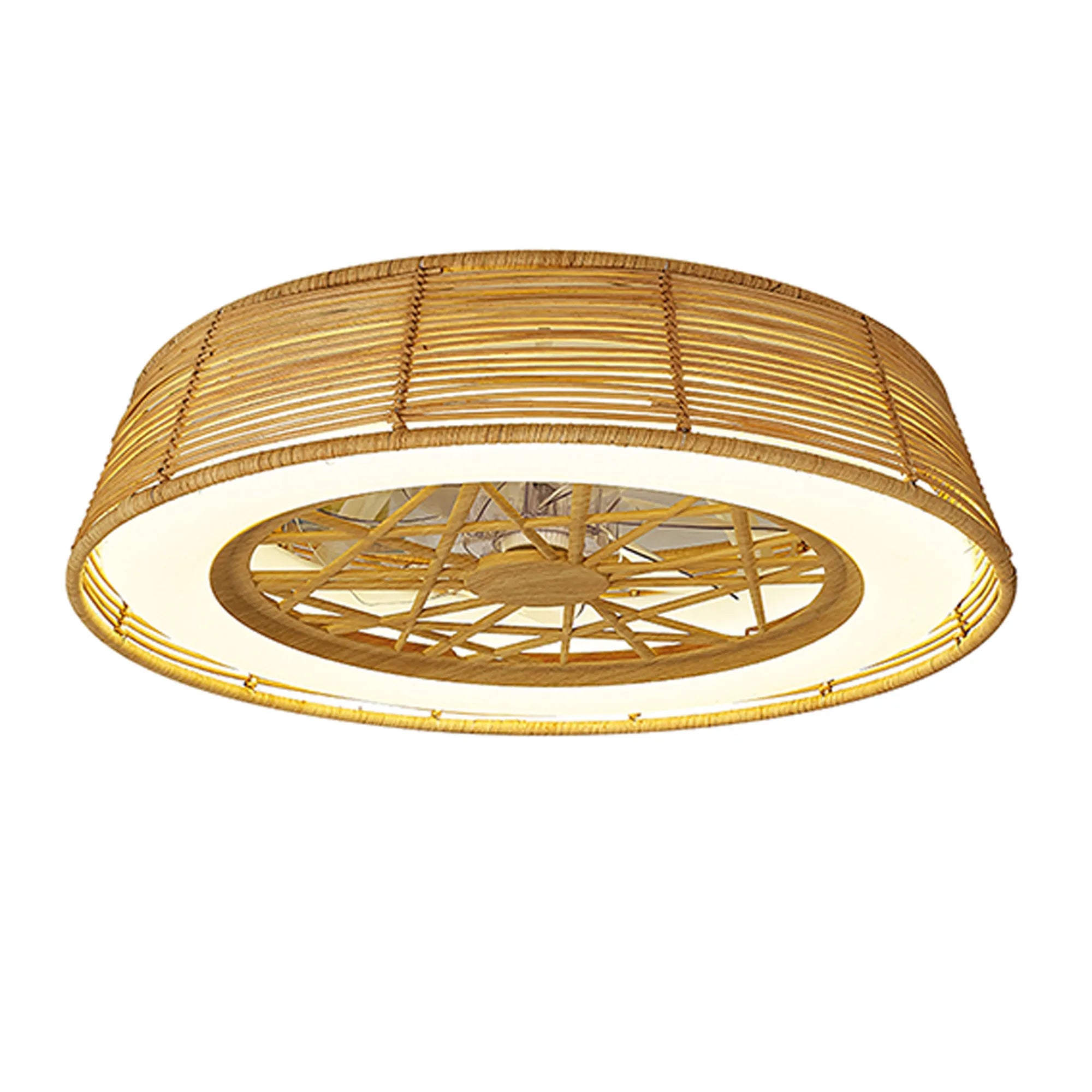 Indonesia LED  Fan Remote Control -  Beige Rattan