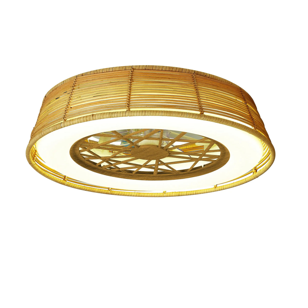 Indonesia LED  Fan Remote Control -  Beige Rattan