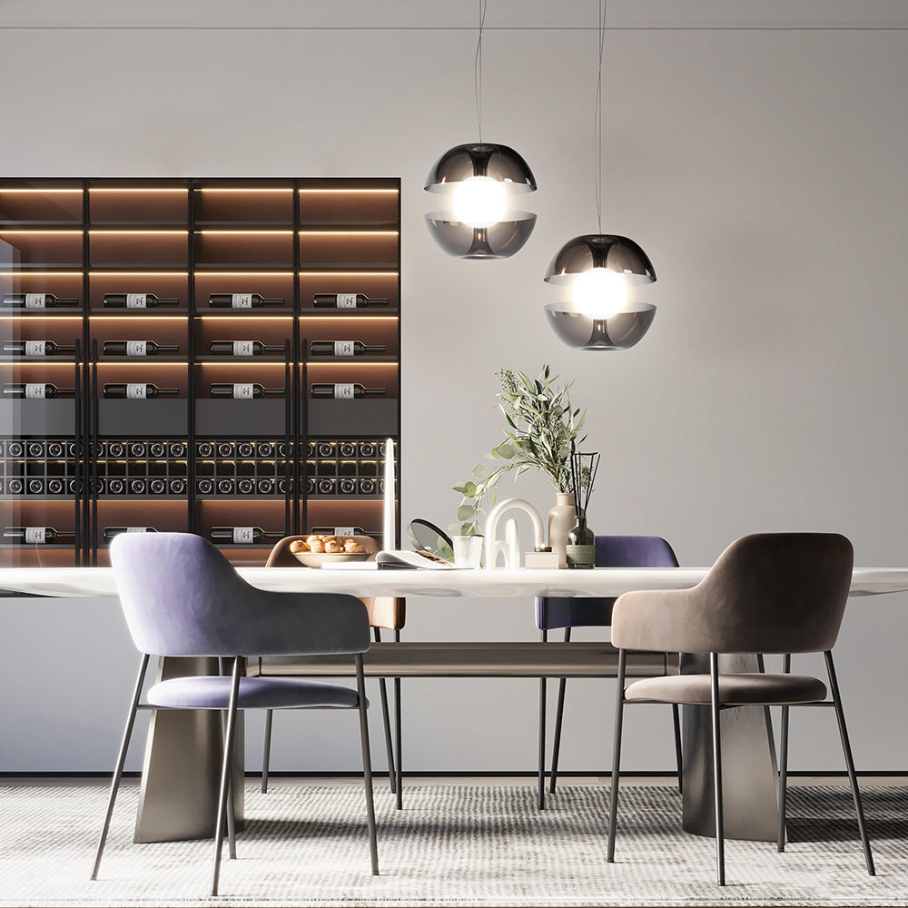Rebel LED Hanging Light - Chrome/Gold Finish
