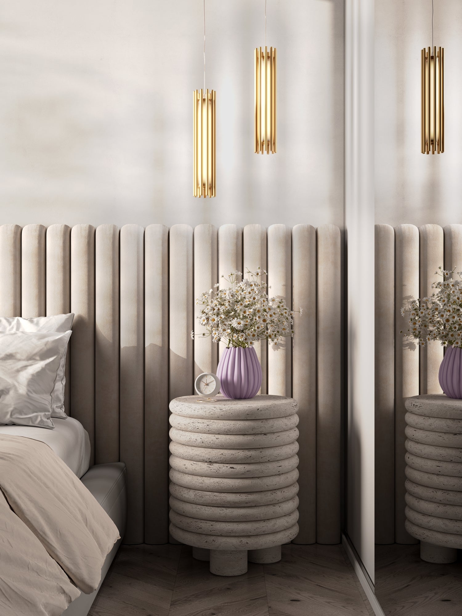 Sonata LED Hanging Light - Brass