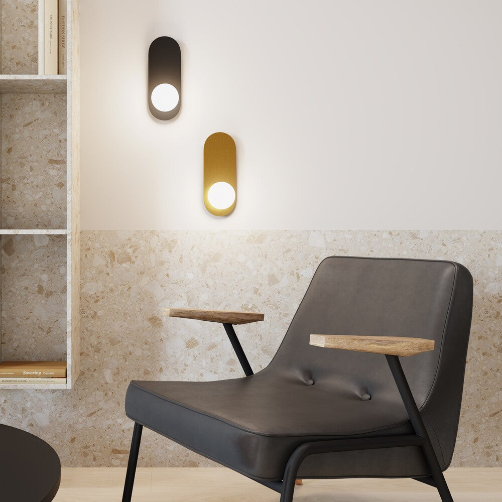 Bao Wall Light- Gold/ Black Finishes