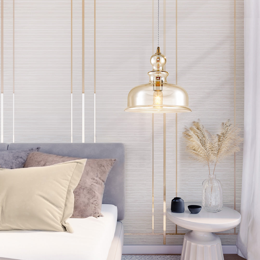 Tone Pendant Light - Bronze Finish