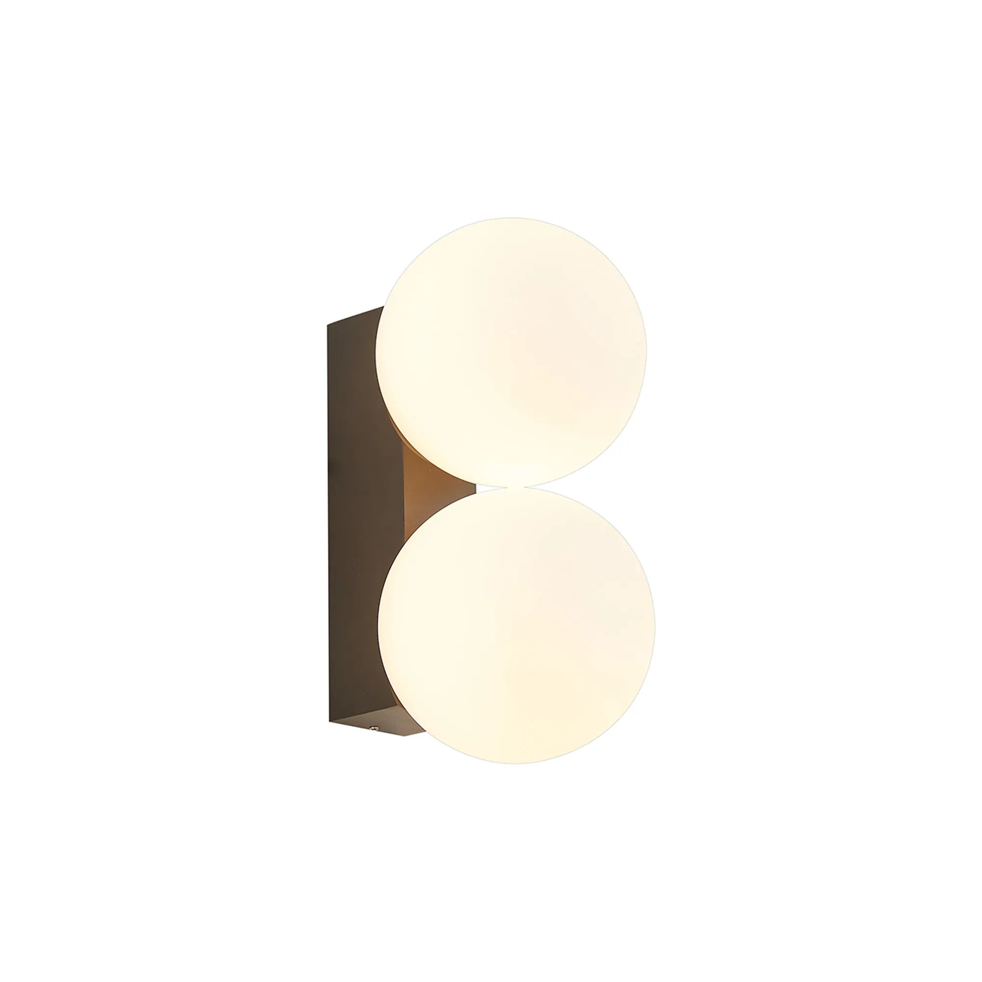 Interlaken 2Lt Outdoor Wall Light- Black