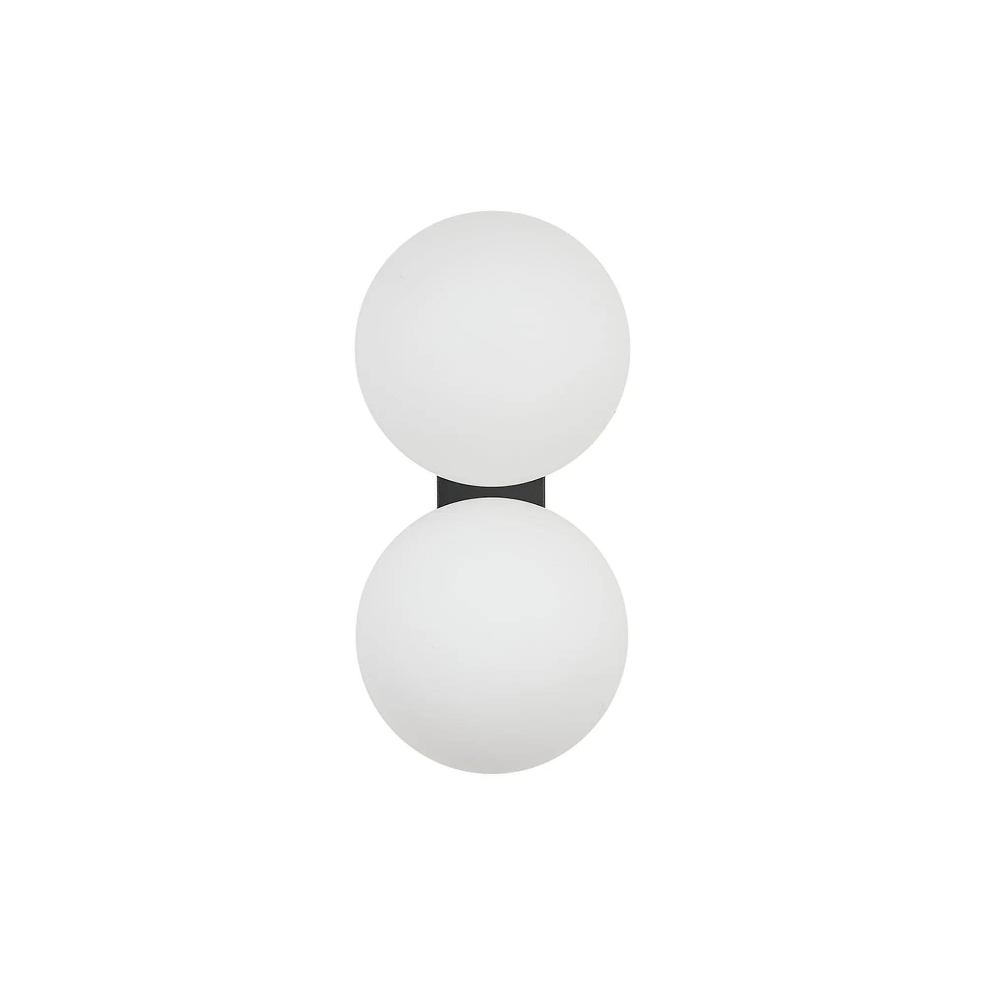Interlaken 2Lt Outdoor Wall Light- Black