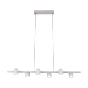 Ios Linear Pendant, 6 x GU10, Black/White