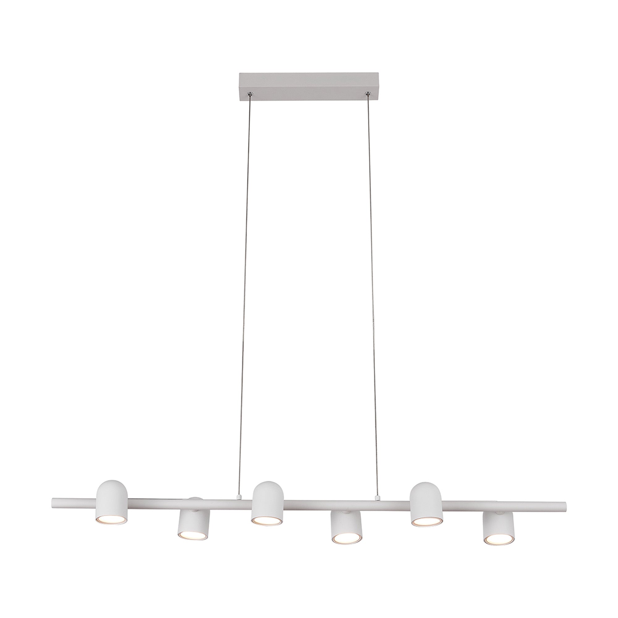 Ios Linear Pendant, 6 x GU10, Black/White