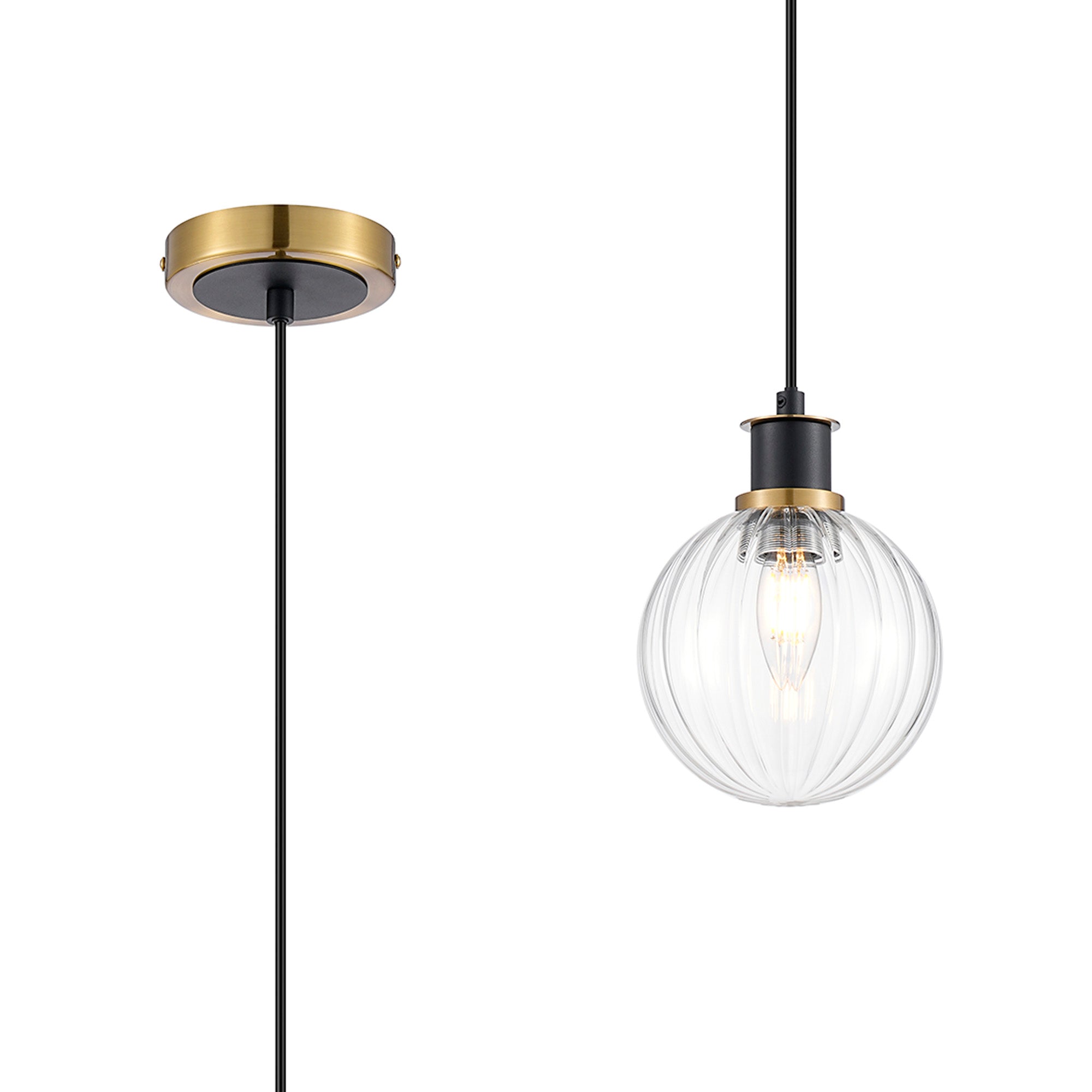 Cassie  Bathroom Pendant IP44- Various Finishes
