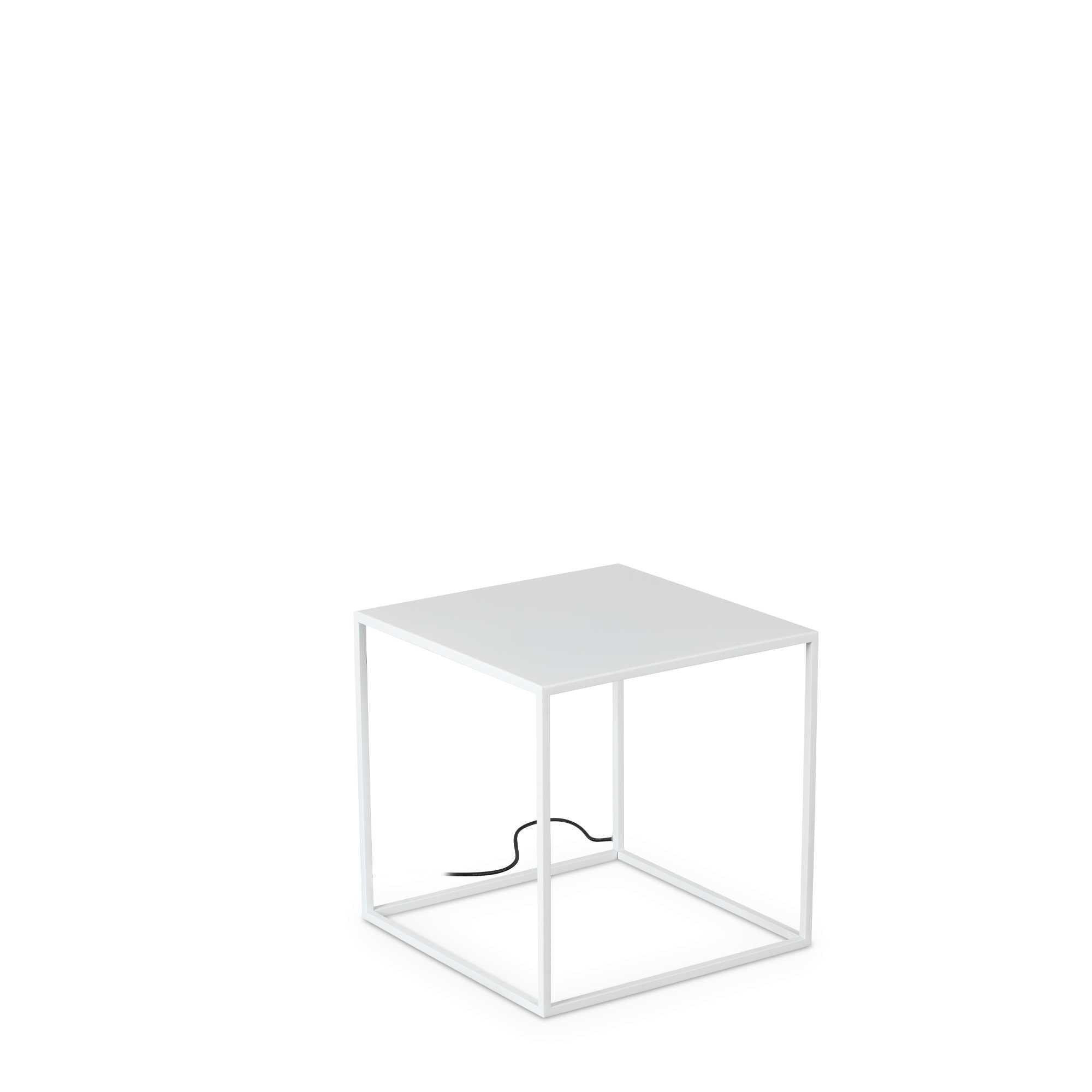 Ipotesi Floor Lamp Small/Medium - White/Black Finish - Cusack Lighting
