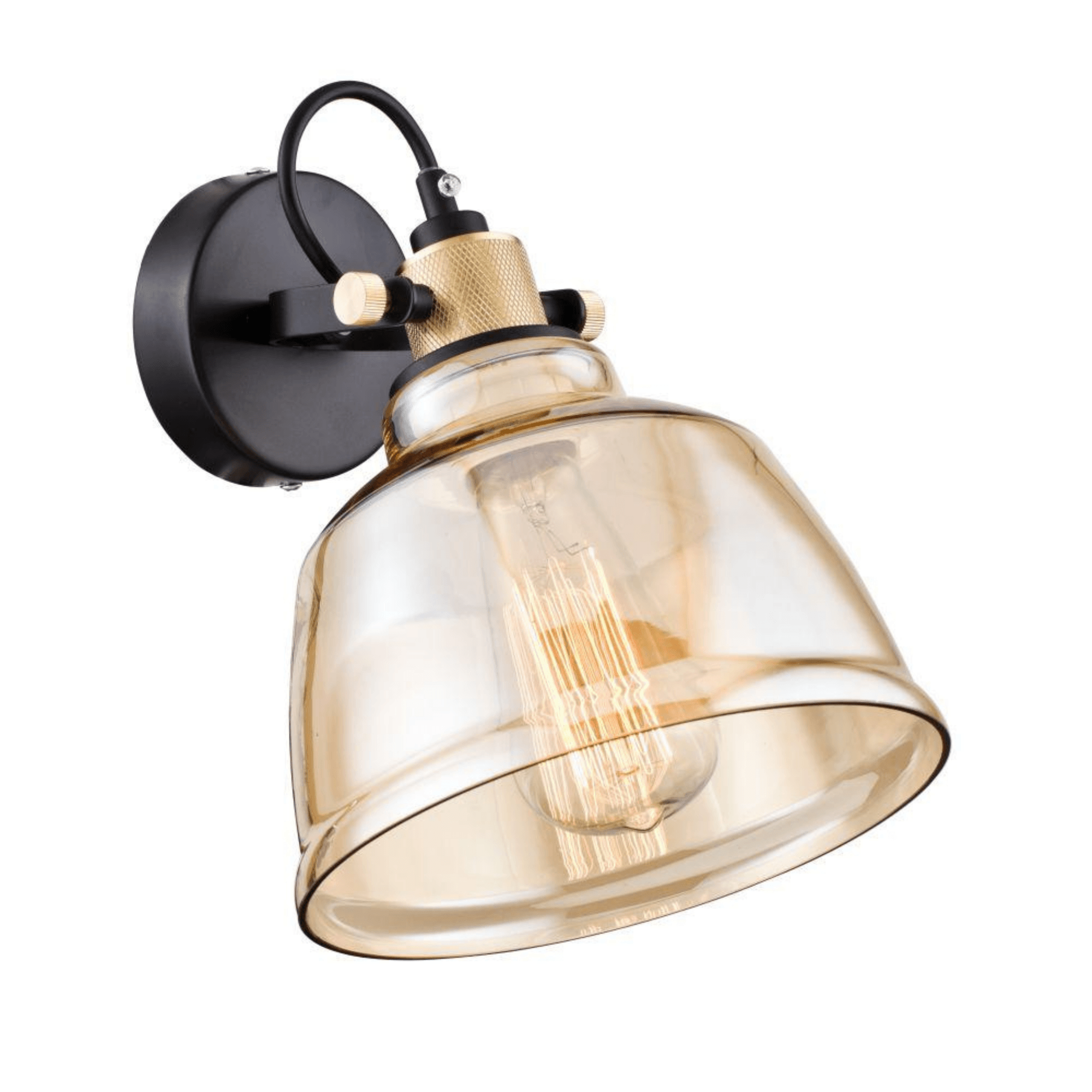 Irving Wall Lamp - Smoked/Amber