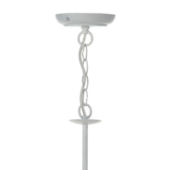 Irwin 8 Light Pendant Dual Mount White