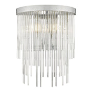 Dar Isla 2 Light Wall Light Polished Chrome And Clear Glass - Cusack Lighting