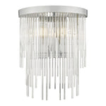 Dar Isla 2 Light Wall Light Polished Chrome And Clear Glass - Cusack Lighting