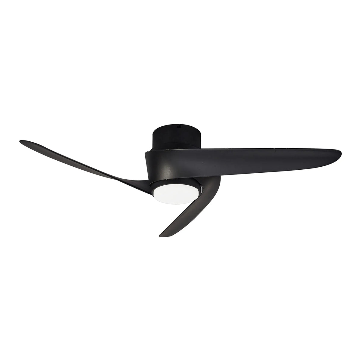 Island LED Fan Light W/ Remote Control - Black