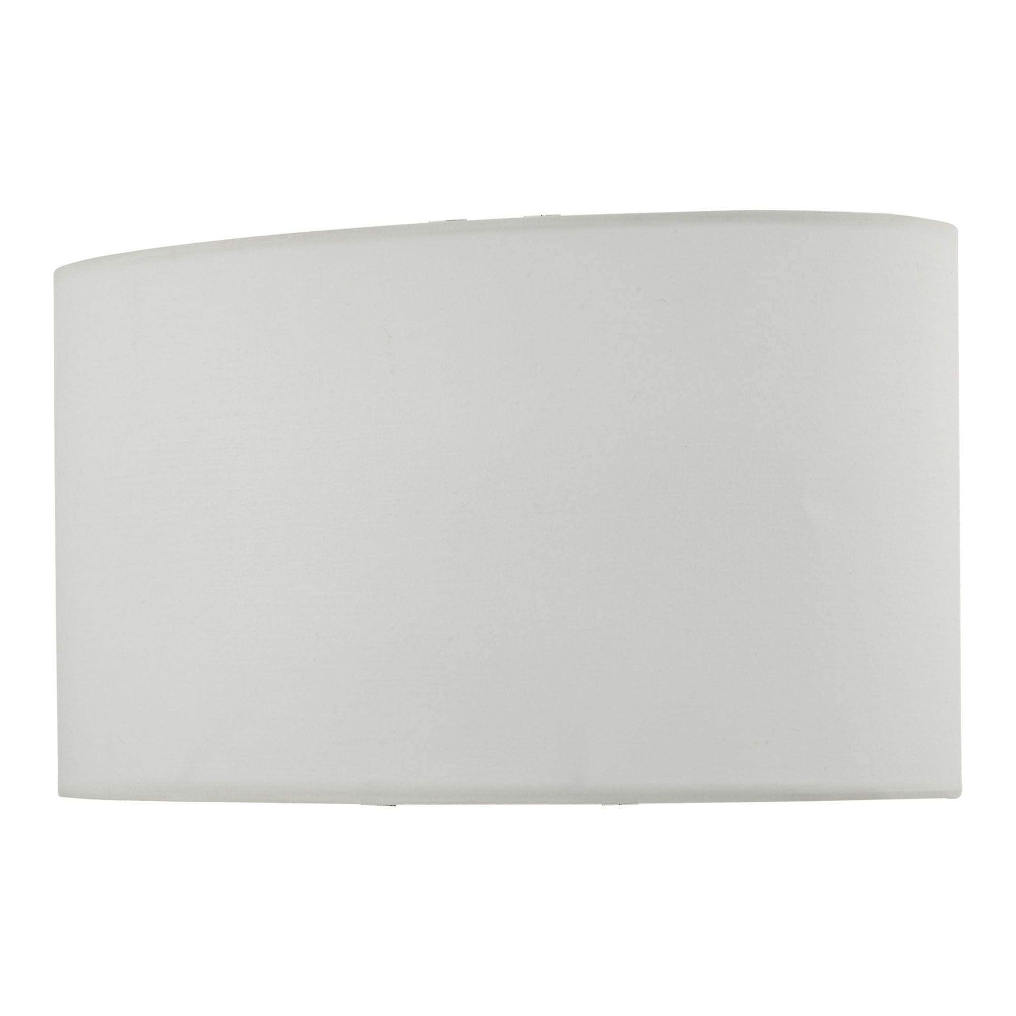 Ivory Faux Silk Oval Shade For UTA4250 - Cusack Lighting