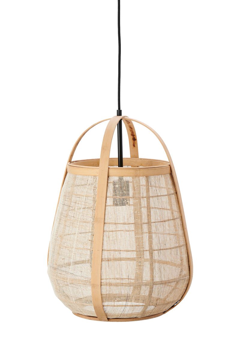Hanging lamp Ø38x50 cm JACINTO rattan natural