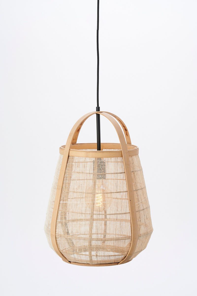Hanging lamp Ø38x50 cm JACINTO rattan natural