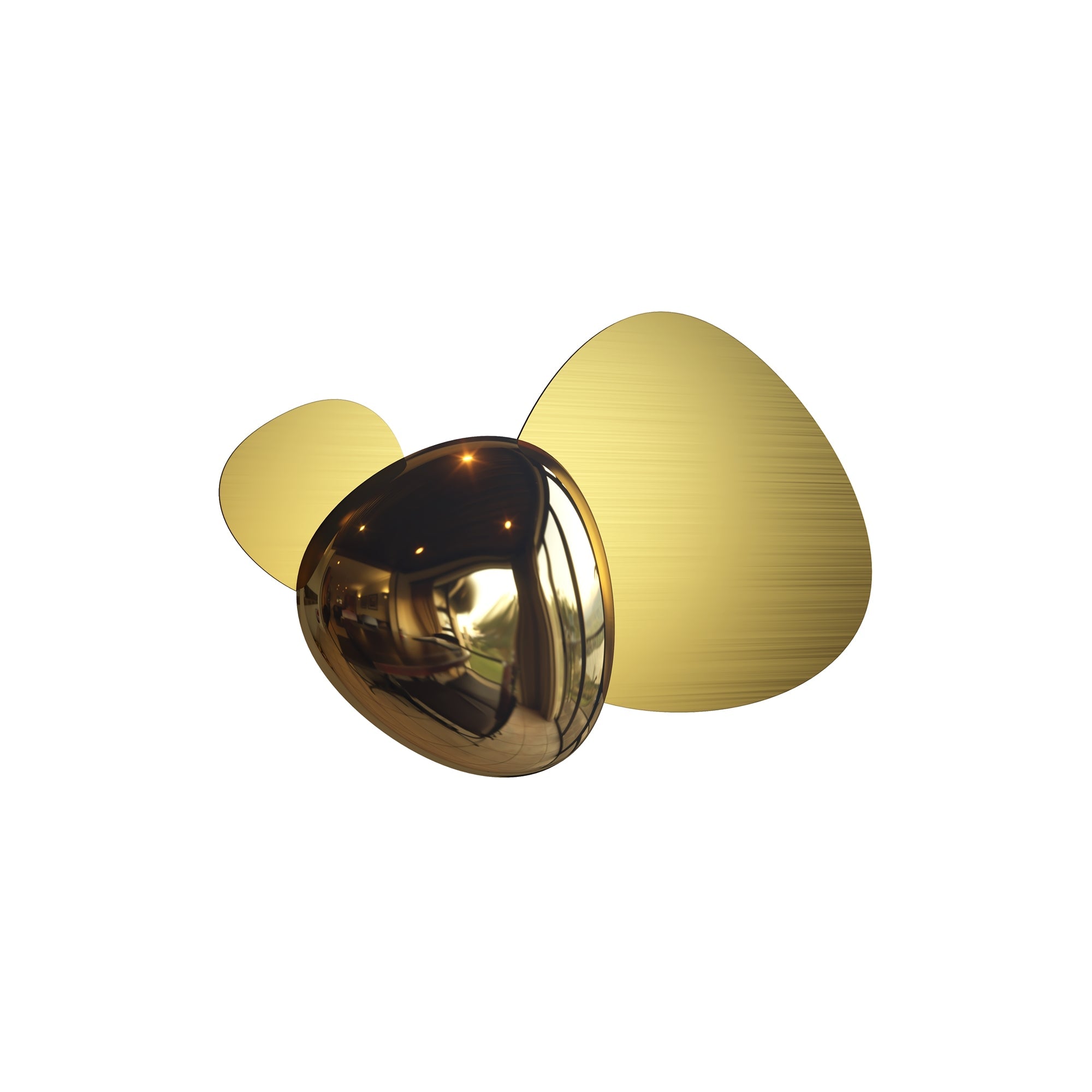 Jack-stone Wall Light Gold/Nickel - Finish