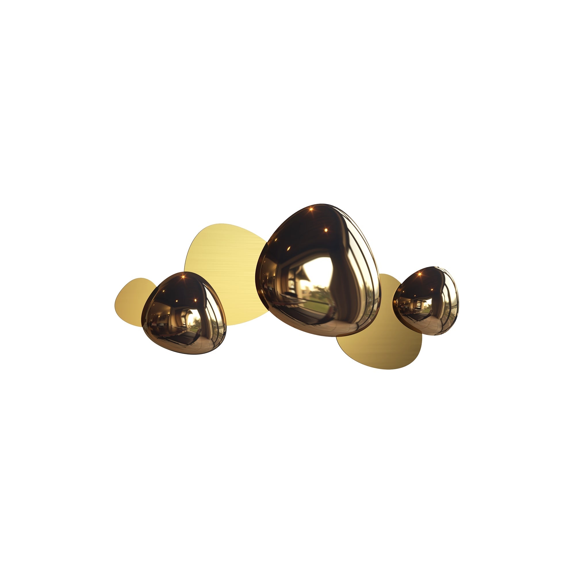 Jack-stone Wall Light Gold/Nickel - Finish