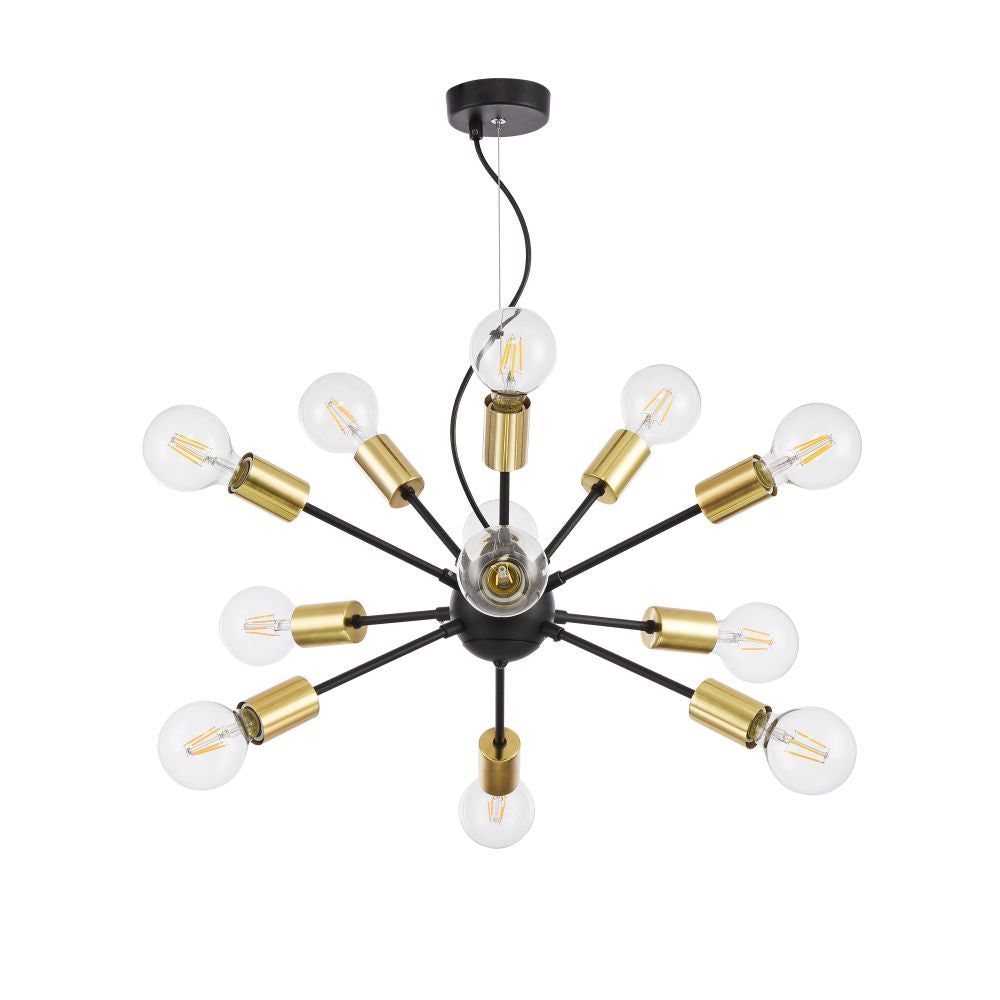 Maytoni Pendant Lamp Jackson - Gold & Black Finish, IP20