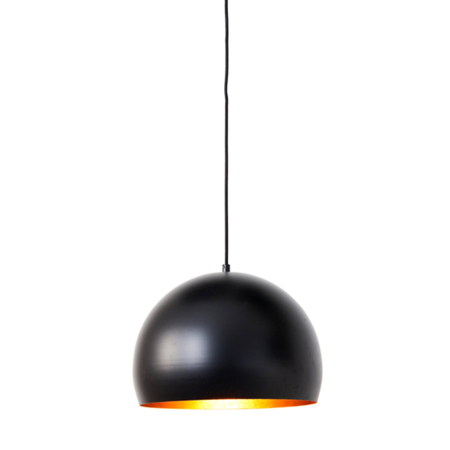 Jaicey 1Lt Pendant - Black/Gold