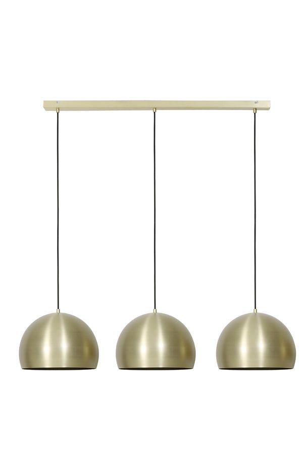 Jaicey 3Lt Hanging Lamp - Matt Gold Finish