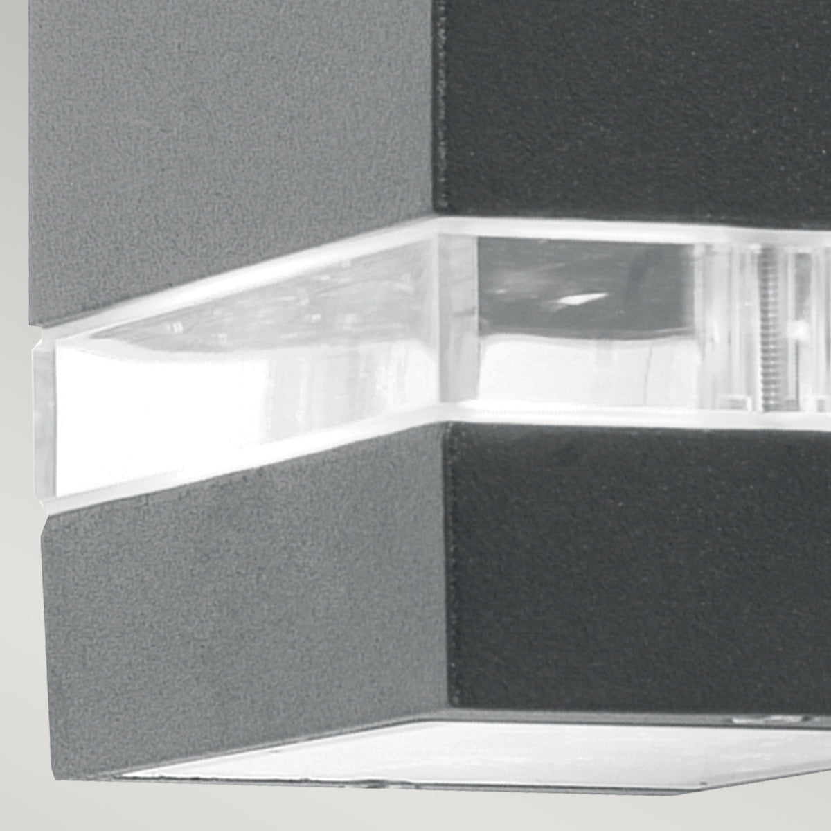 Jannik Down LED Wall Lantern - Dark Grey Finish