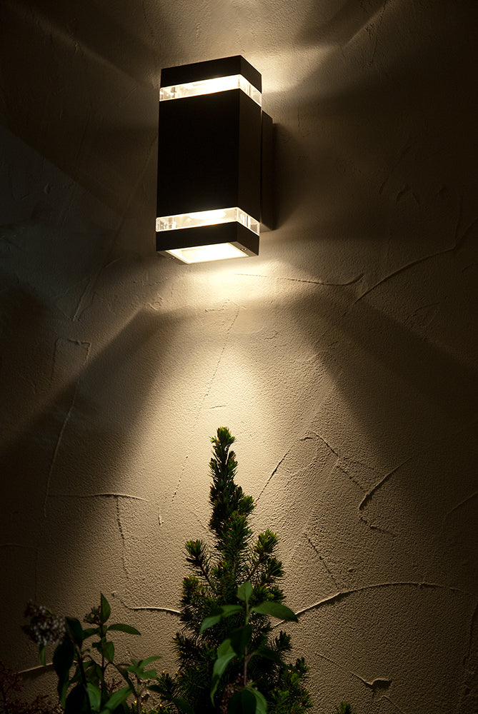 Jannik Up & Down LED Wall Lantern - Dark Grey Finish