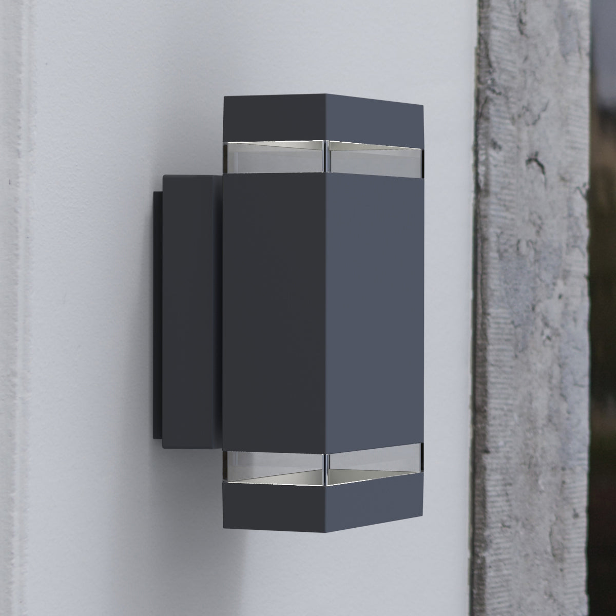 Jannik Up & Down LED Wall Lantern - Dark Grey Finish