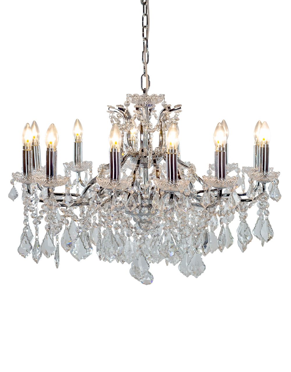 Jasmine 6/8/12Lt Chandelier Light various Finish