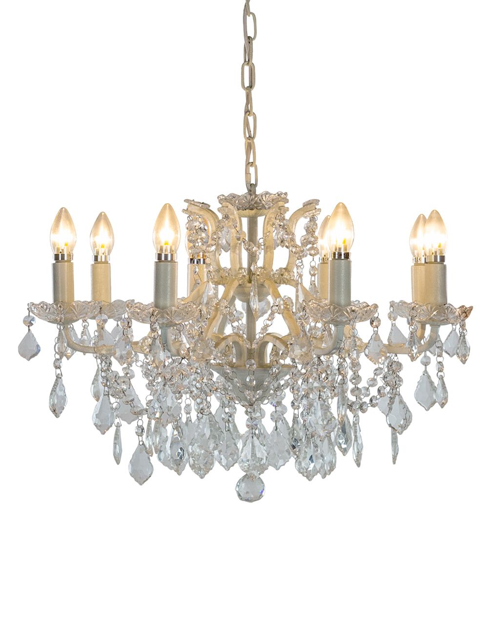 Jasmine 6/8/12Lt Chandelier Light various Finish