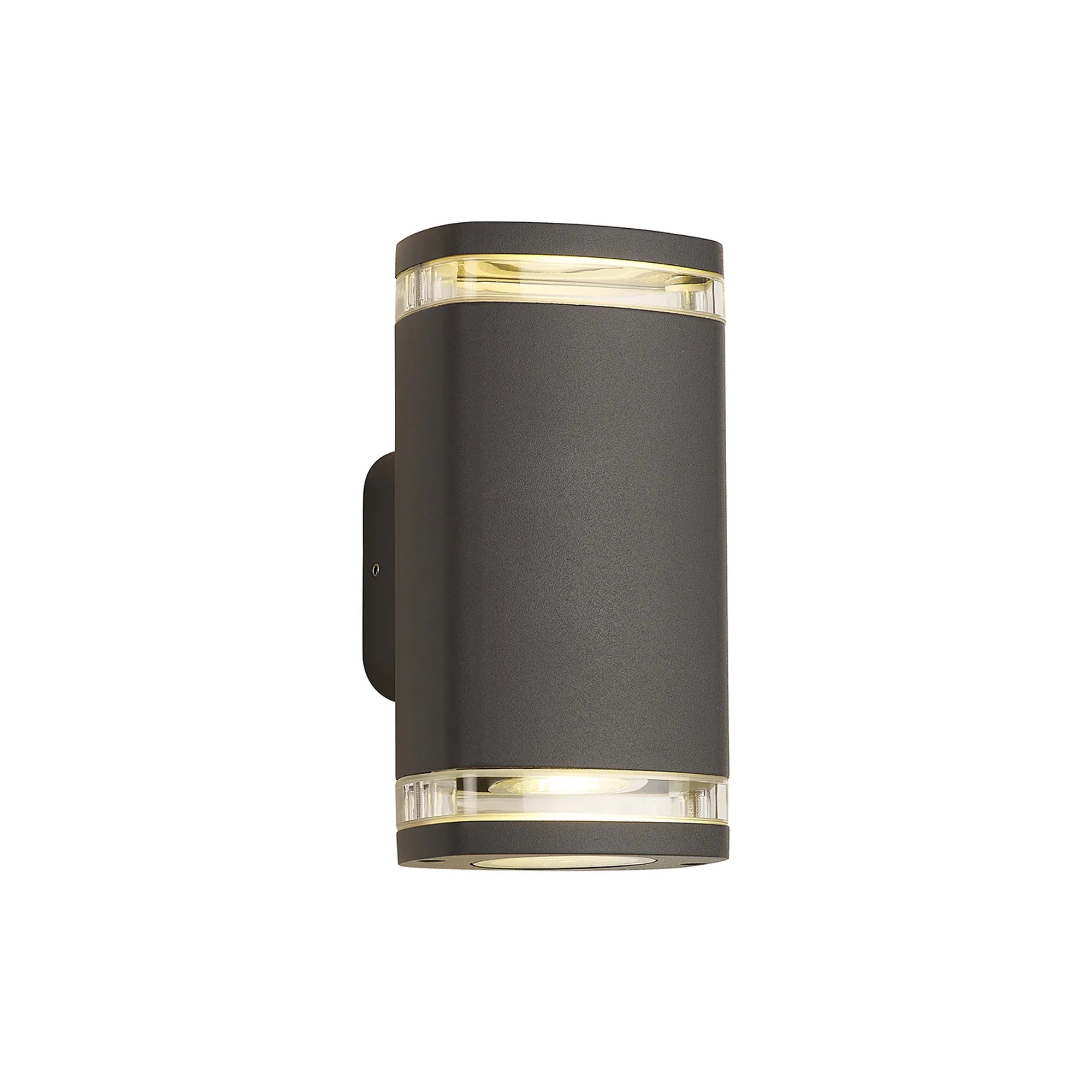 Cutler IP54 Up/Down Wall Light - Grey/Black/Brown