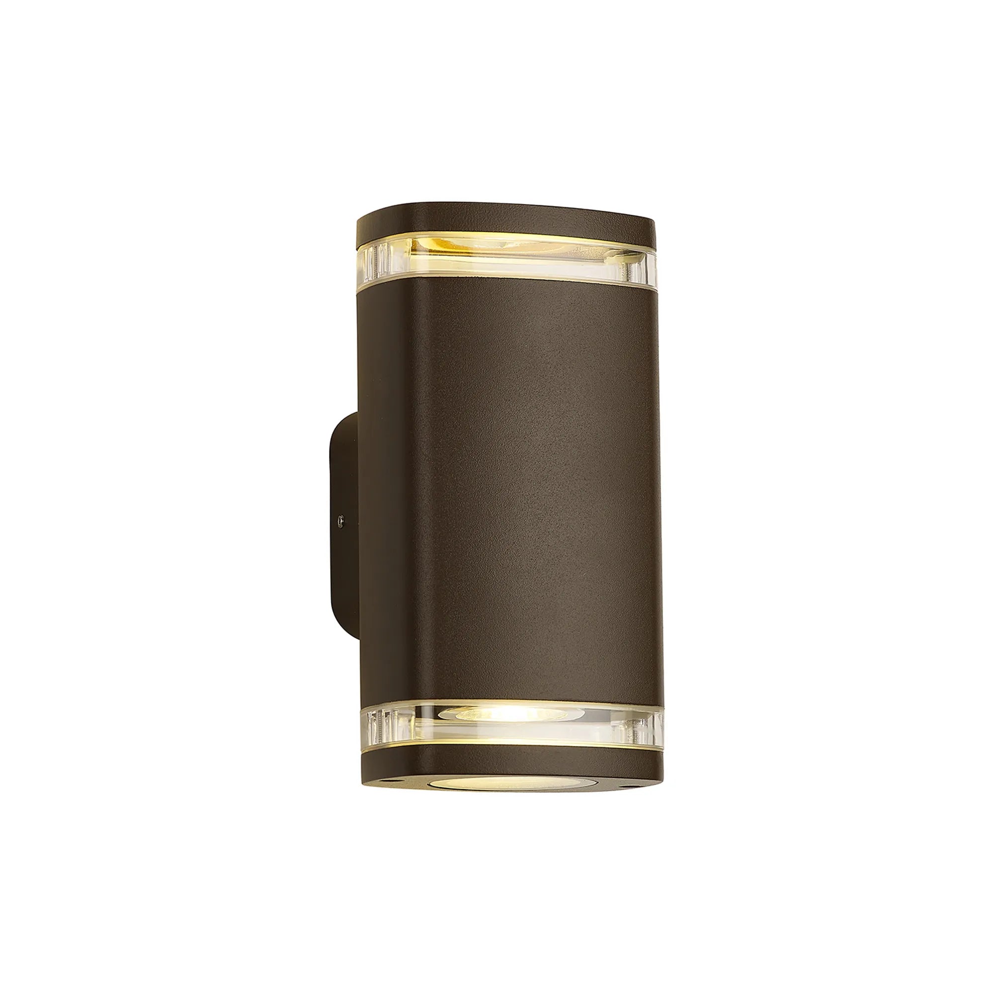 Cutler IP54 Up/Down Wall Light - Grey/Black/Brown