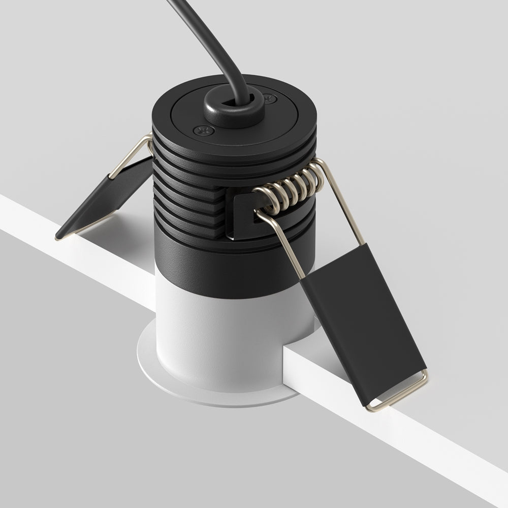 Minor Recessed Downlight- Black & White Finish