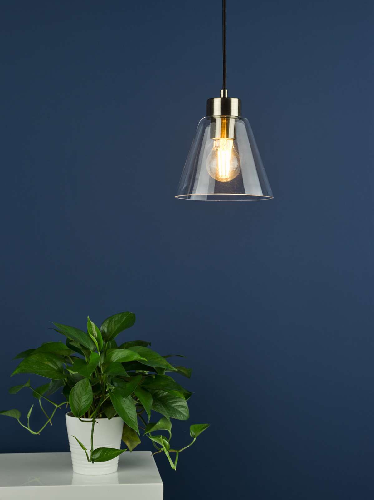 Jie 1 Light Pendant Antique Brass