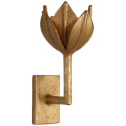 Alberto LED Wall Sconce - Gold Leaf/ Plaster White