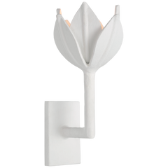 Alberto LED Wall Sconce - Gold Leaf/ Plaster White