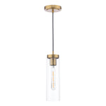 Jodelle Pendant Polished Bronze & Glass