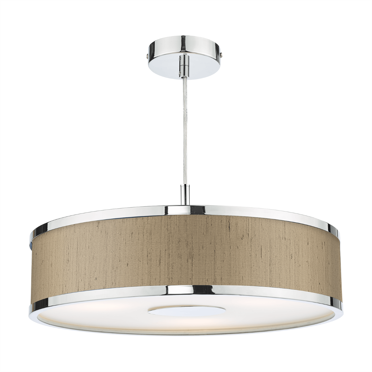 Jolyon 3/4Lt Pendant Brushed Brass With Bespoke Various Finishes E27