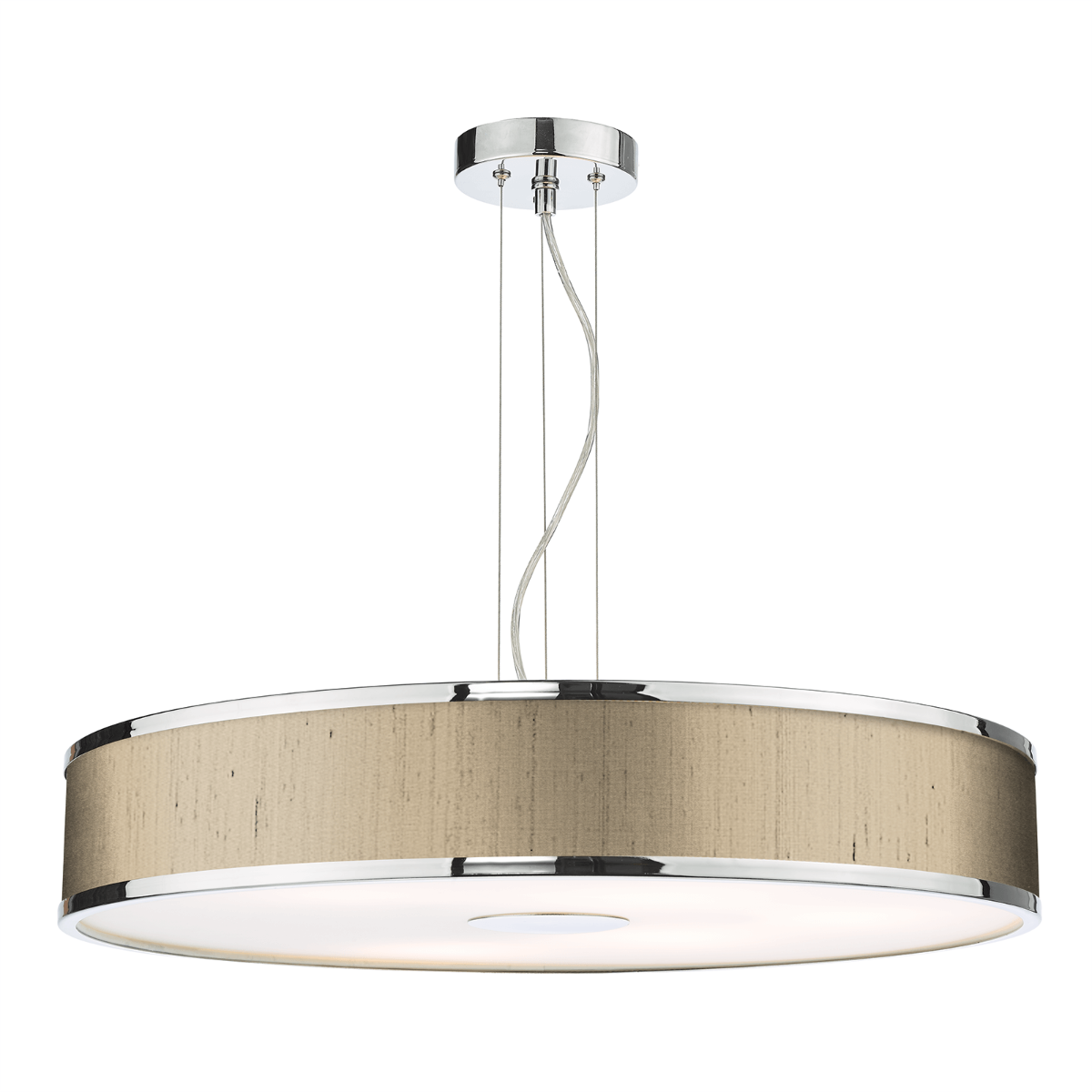 Jolyon 3/4Lt Pendant Brushed Brass With Bespoke Various Finishes E27