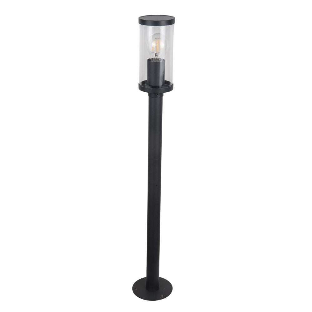 Jordan IP44 Black Bollard Light - Small and Large