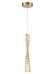 Judith Hanging Pendant - Aged Brass Finish