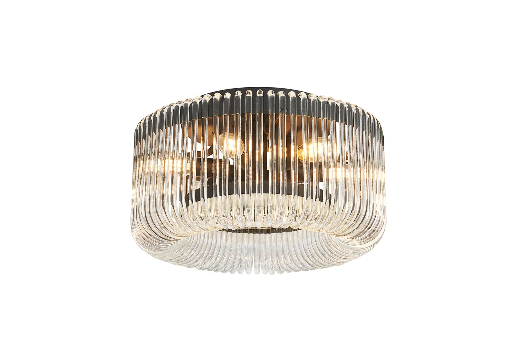 Jonas Round Flush Ceiling Light- Various Sizes & Finishes