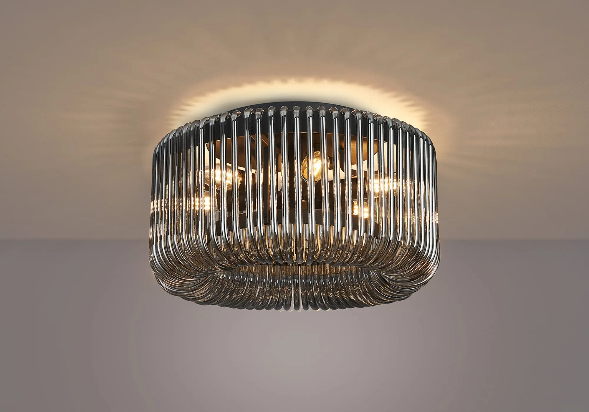 Jonas Round Flush Ceiling Light- Various Sizes & Finishes