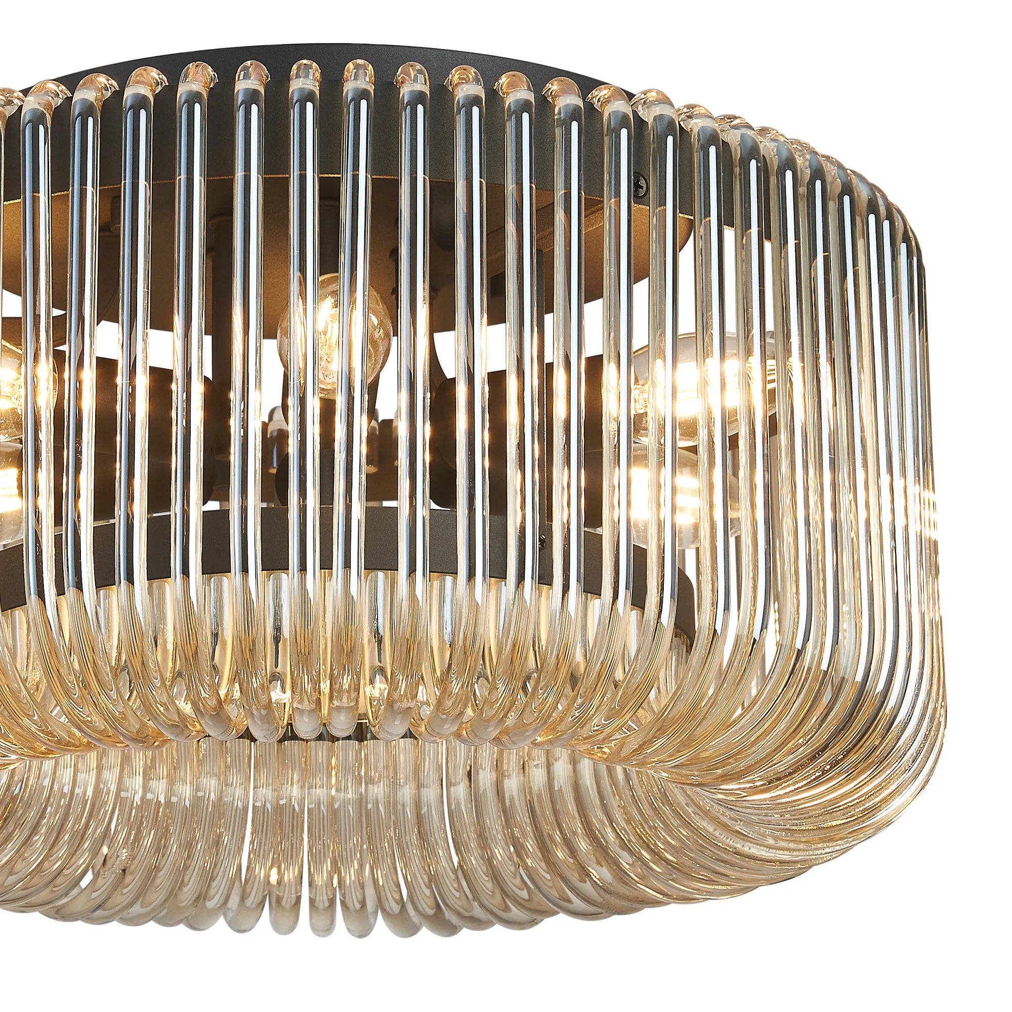 Jonas Round Flush Ceiling Light- Various Sizes & Finishes