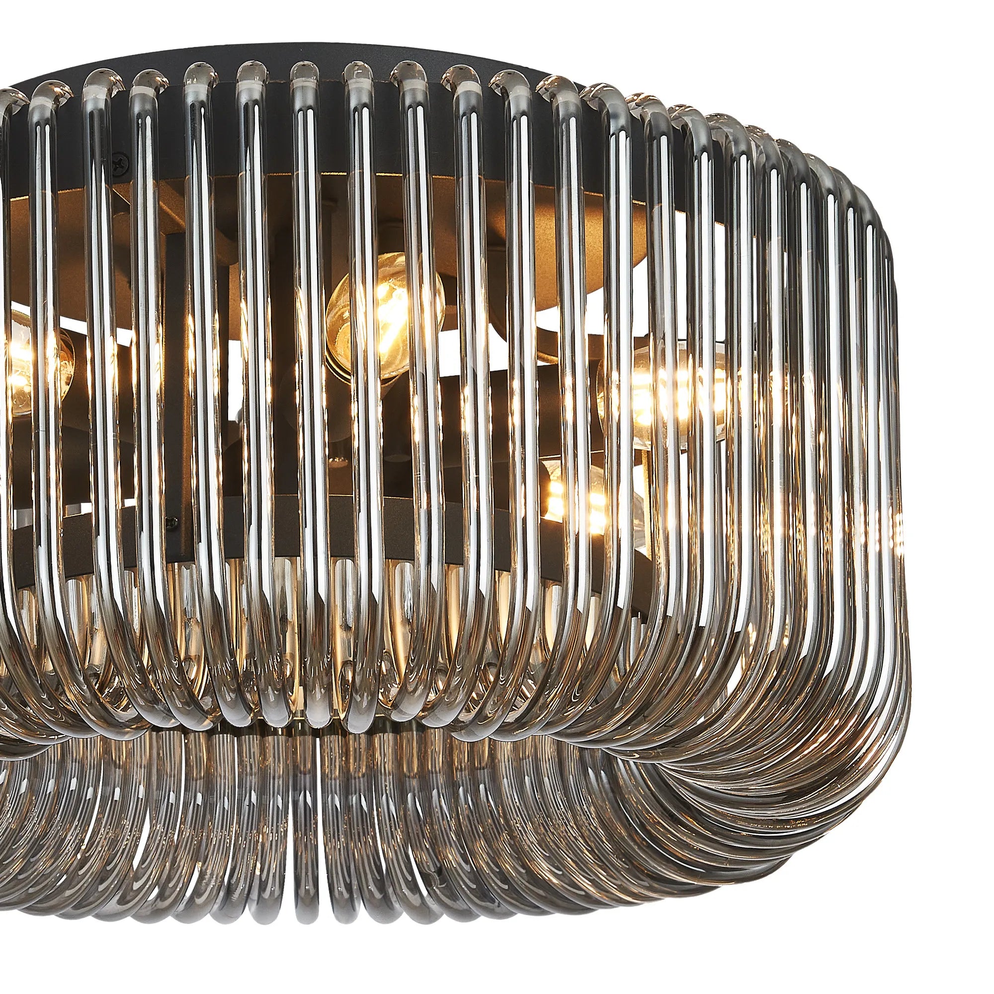 Jonas Round Flush Ceiling Light- Various Sizes & Finishes