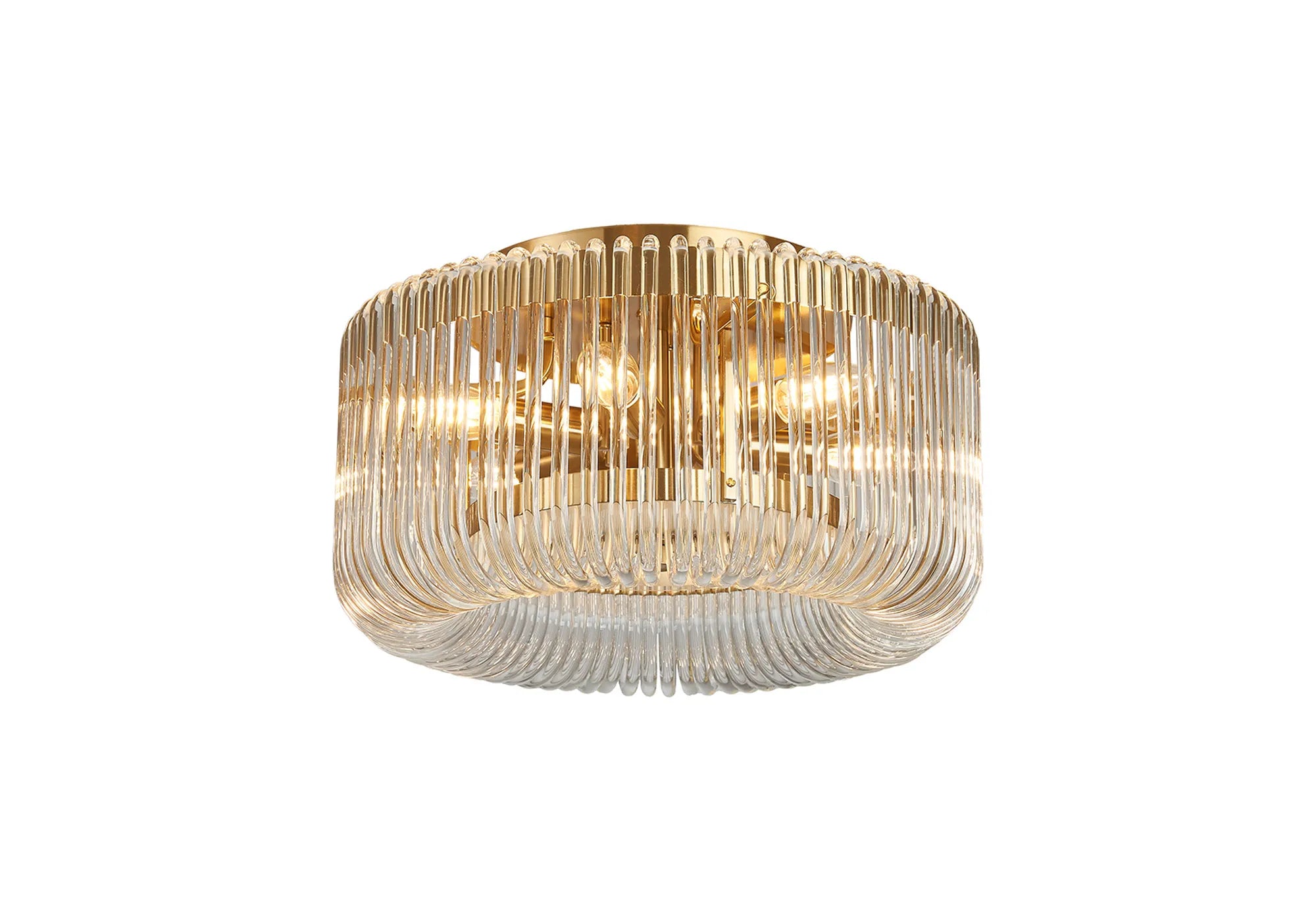 Jonas Round Flush Ceiling Light- Various Sizes & Finishes