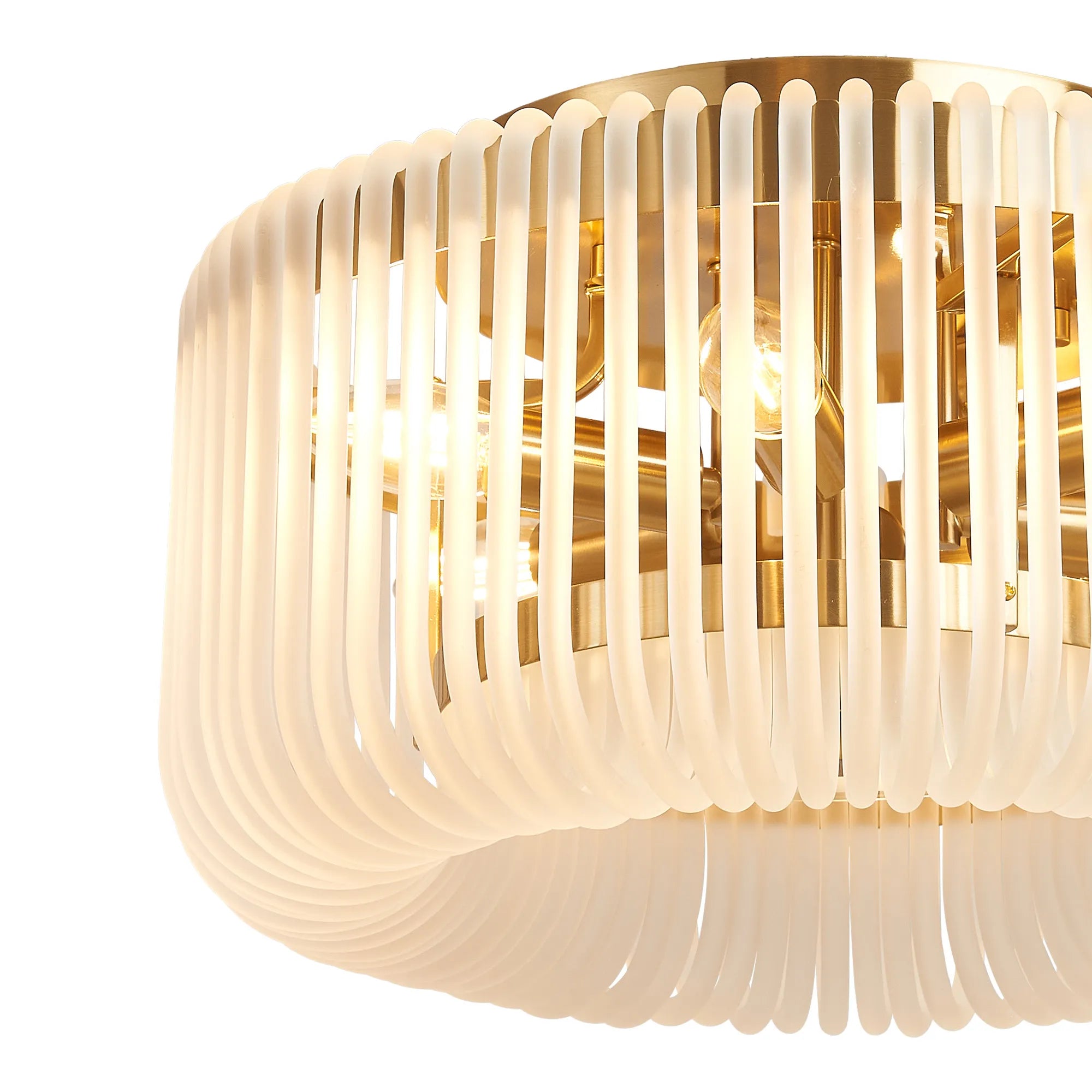 Jonas Round Flush Ceiling Light- Various Sizes & Finishes