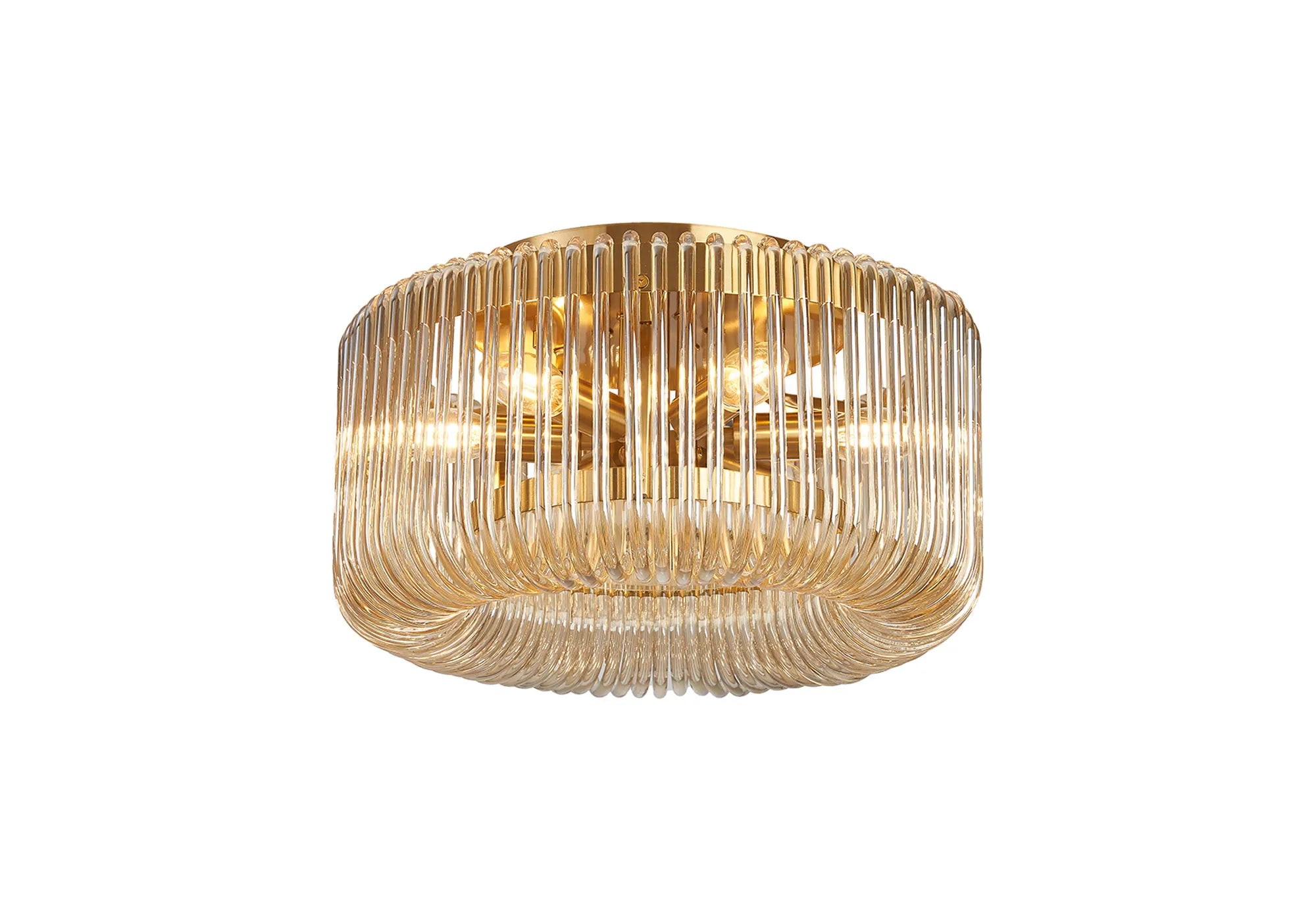 Jonas Round Flush Ceiling Light- Various Sizes & Finishes