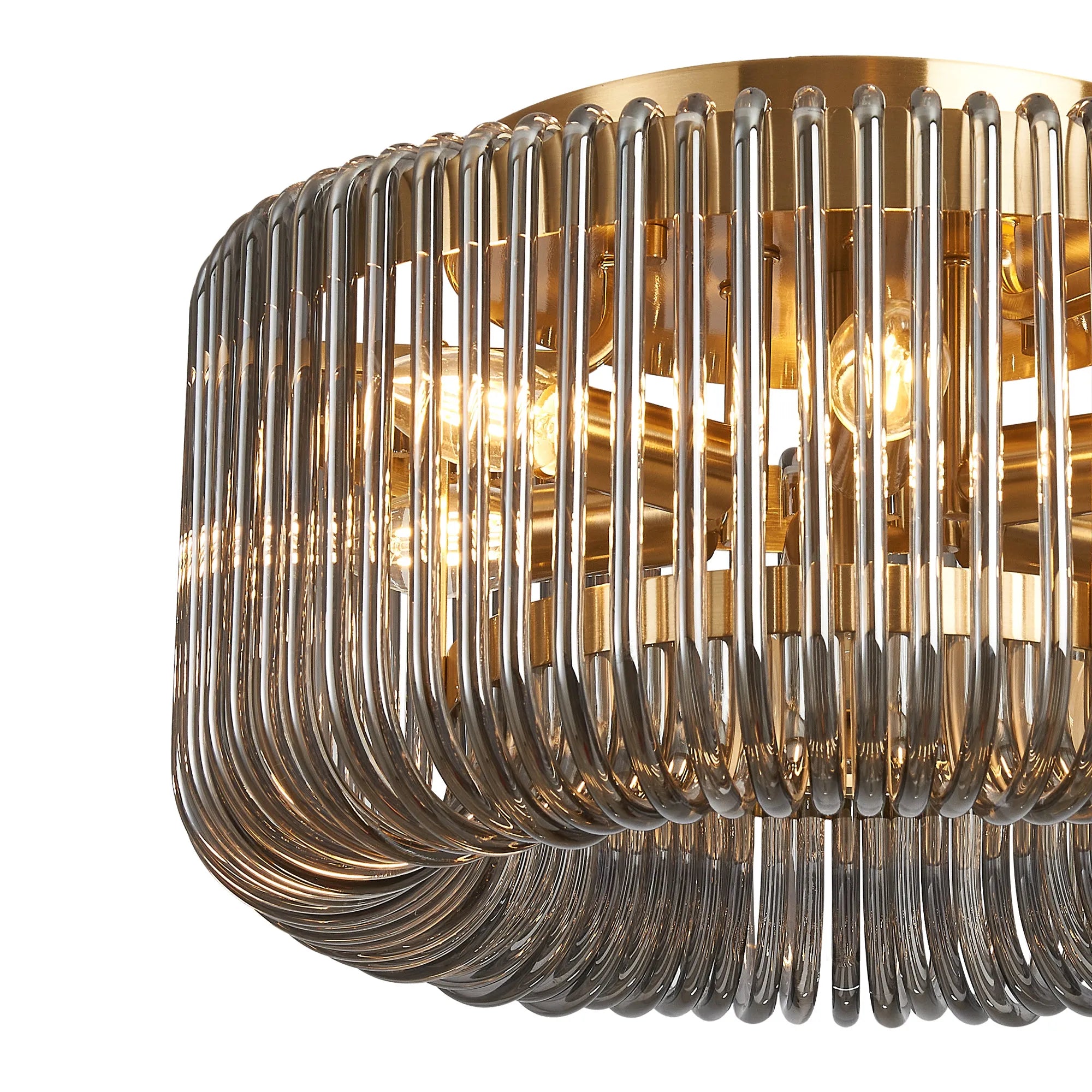 Jonas Round Flush Ceiling Light- Various Sizes & Finishes